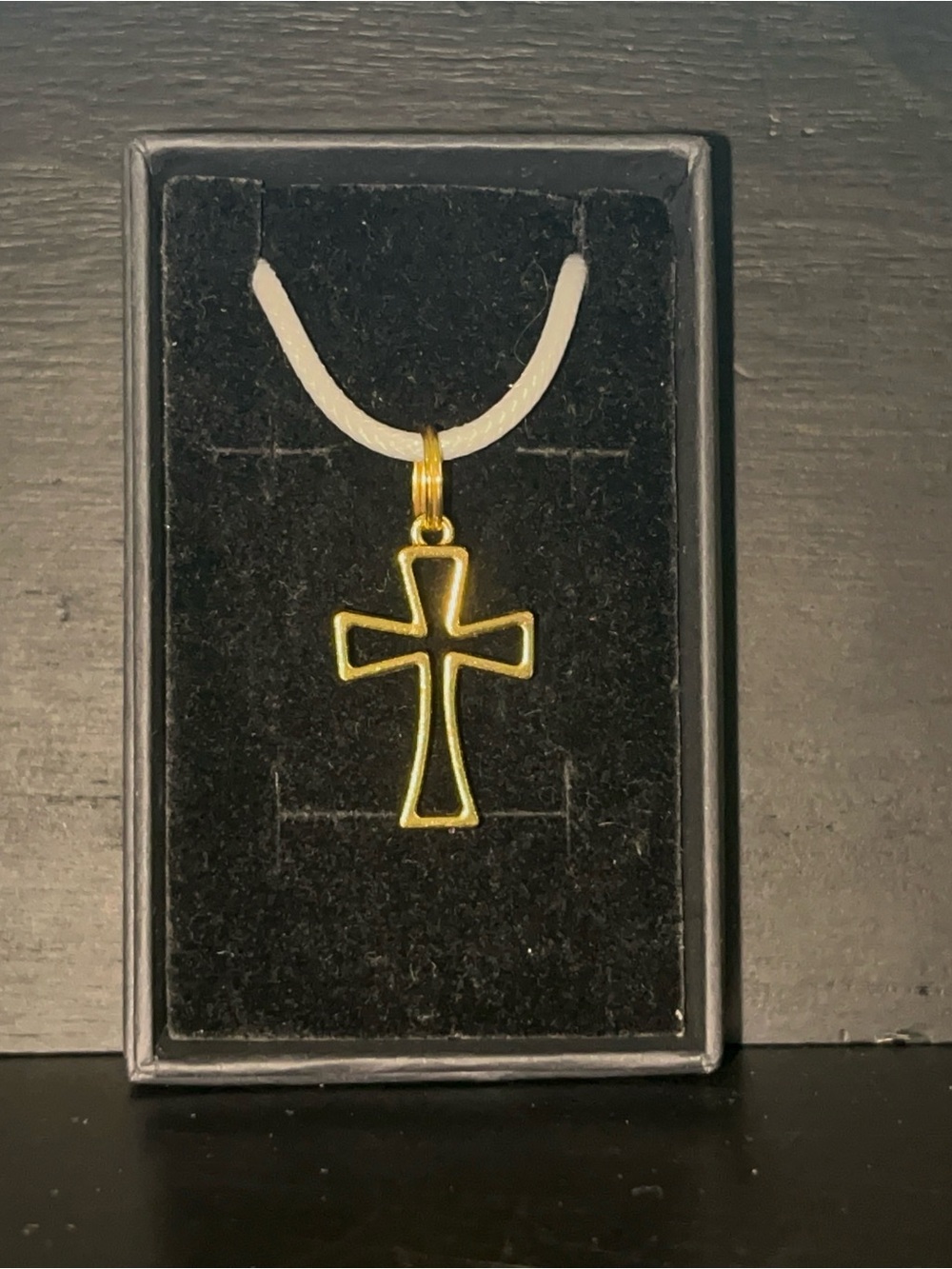 Gold Cross Pendant Necklace for Women